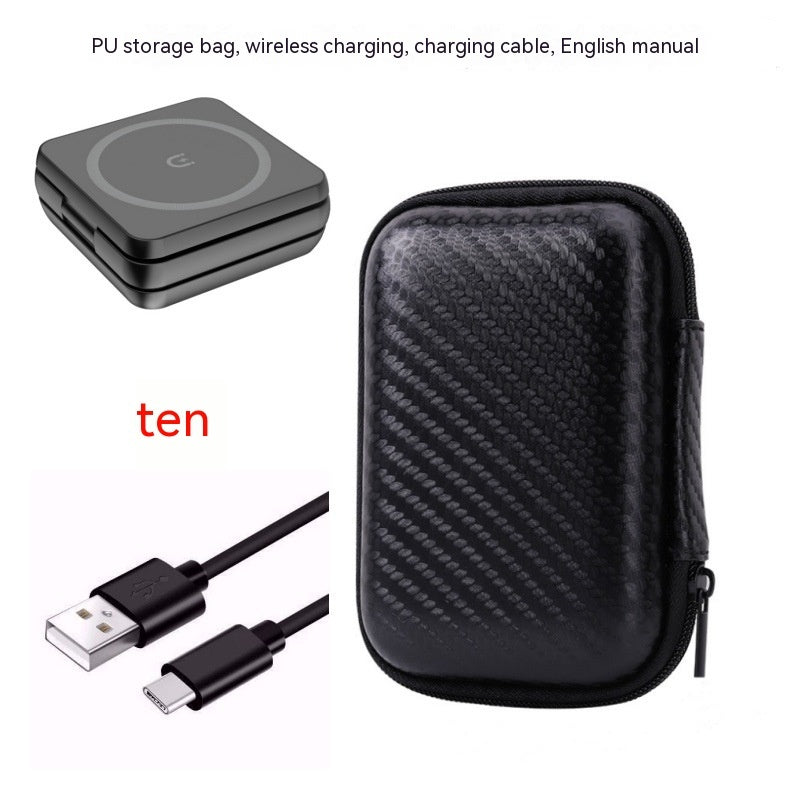 Folding Three-in-one Wireless Charger Portable Magnetic Suction - 图片 13