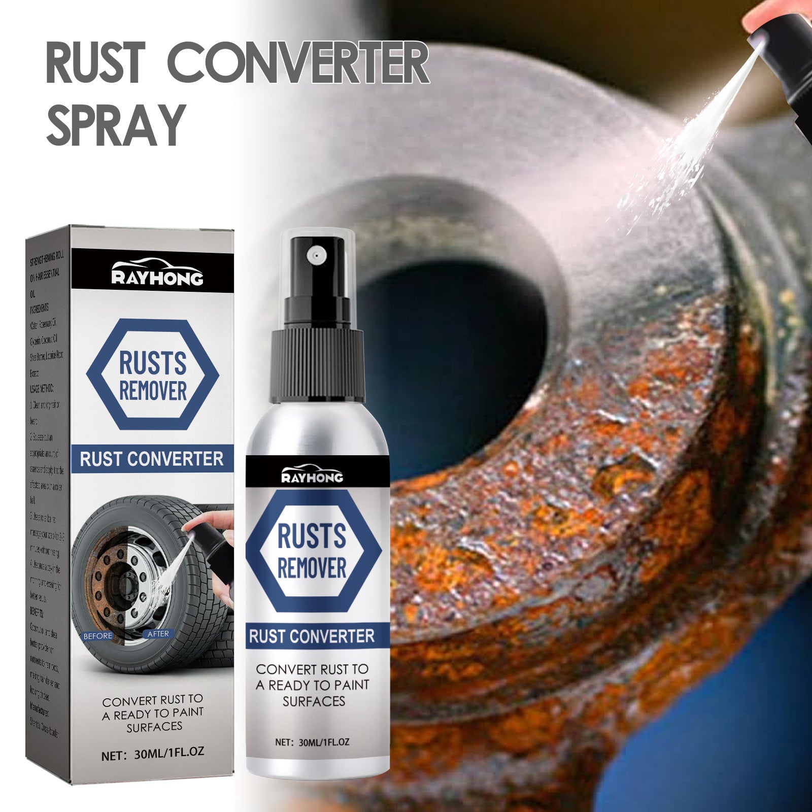 Anti Rust Conversion Agent Spray Automobile Hub 051bf921 15f5 42bb 9b72 b10e89602b5a