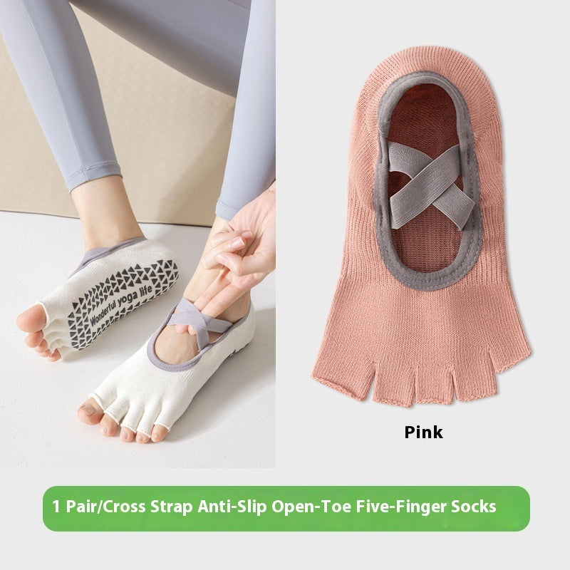Open Toe Five Finger Yoga Socks Children's Professional Non-slip Summer Thin Short 0520fbbc 1d17 4592 9c53 912386affe22 trans