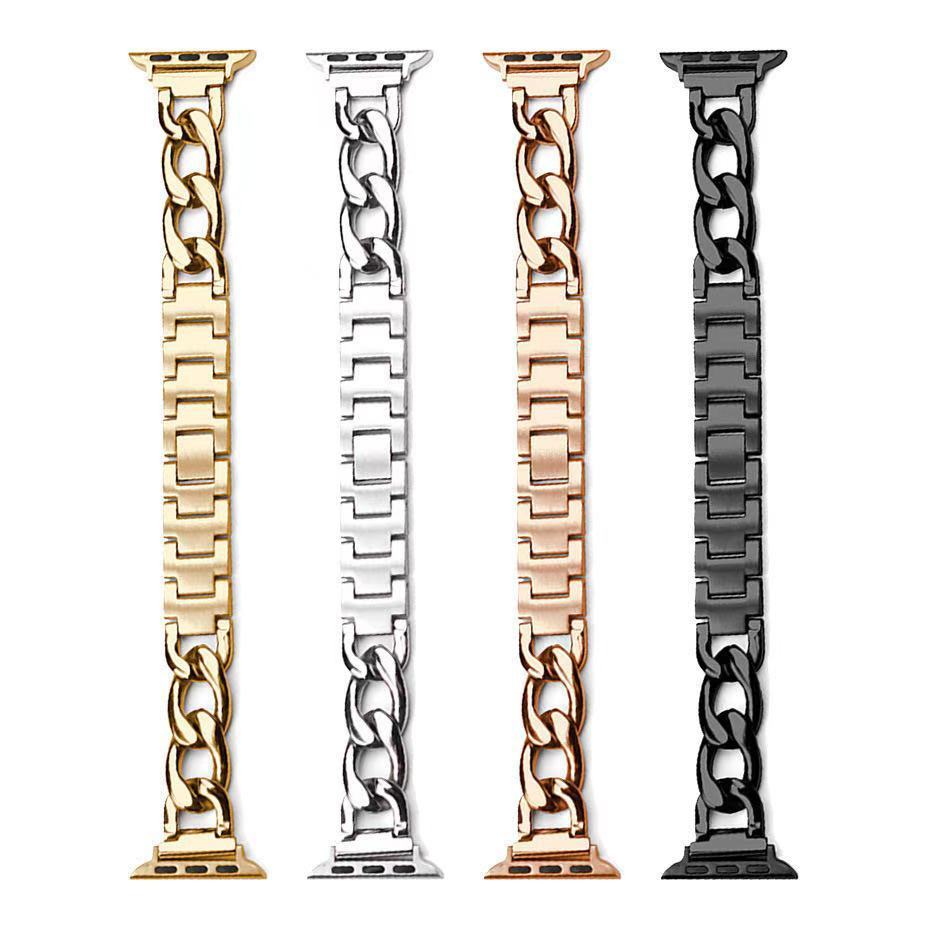 Strap Metal Wrist Strap Stainless Steel Denim Single Chain Watch Band 05253d26 1cb9 41b2 b3cc 2c7adadab7f2