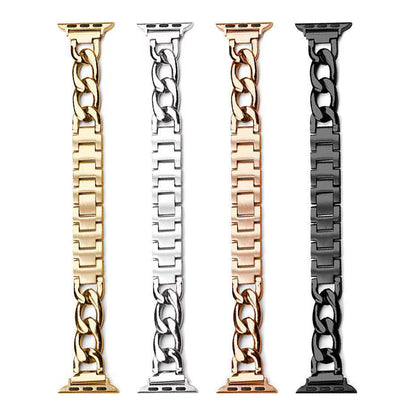 Strap Metal Wrist Strap Stainless Steel Denim Single Chain Watch Band 05253d26 1cb9 41b2 b3cc 2c7adadab7f2