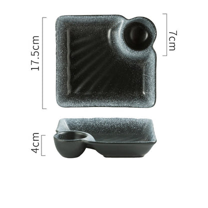 Japanese Creative Ceramic Dumpling Special Plate Comes With Vinegar Plate 053df0ea a31b 4ab6 90f7 1cfac0cb4fae