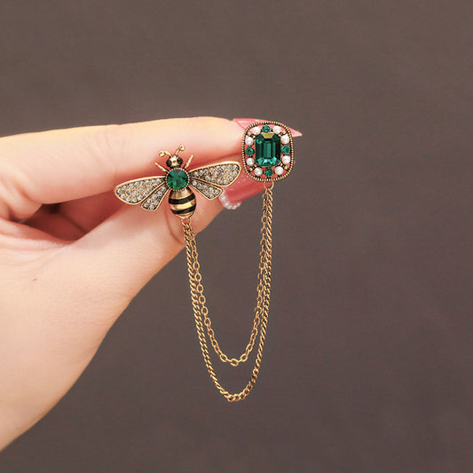 Little Bee Tassel Brooch Retro Personality Chain 0573b09f 8b80 4b2e b864 1655e1ee664e