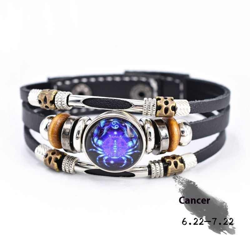 Personalized Three-layer Woven Beads Leather Bracelet 057c91b2 6cec 45c1 aa98 896eaa85d2ab trans