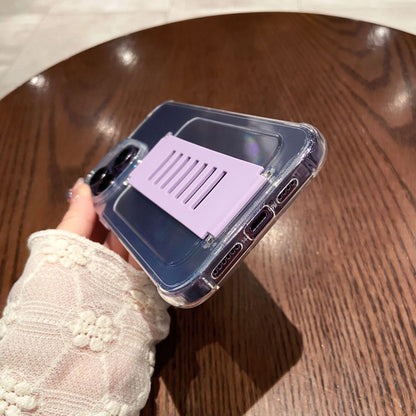 Transparent Case Wrist Strap Bracket Non-slip Phone Case - 图片 4