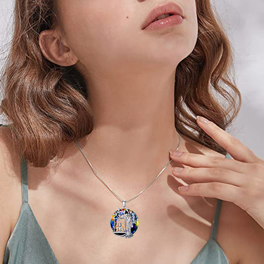 Fashion Colorful Crystal Pendant Necklace 05850c87 84c4 44b9 91cc 912da3ea8529