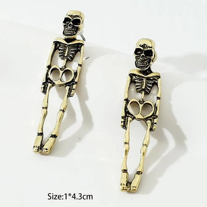 Halloween Earrings Skull Simulation Human Skeleton Detachable Stud Earrings 058bd721 1cff 4c01 822c a4b8f04a085a