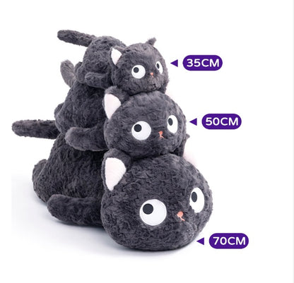 Cute Black Cat Sitting Posture Squatting Posture Pure Plush Toy 0593dc5b 31bd 45cf 93fa f6f176843893