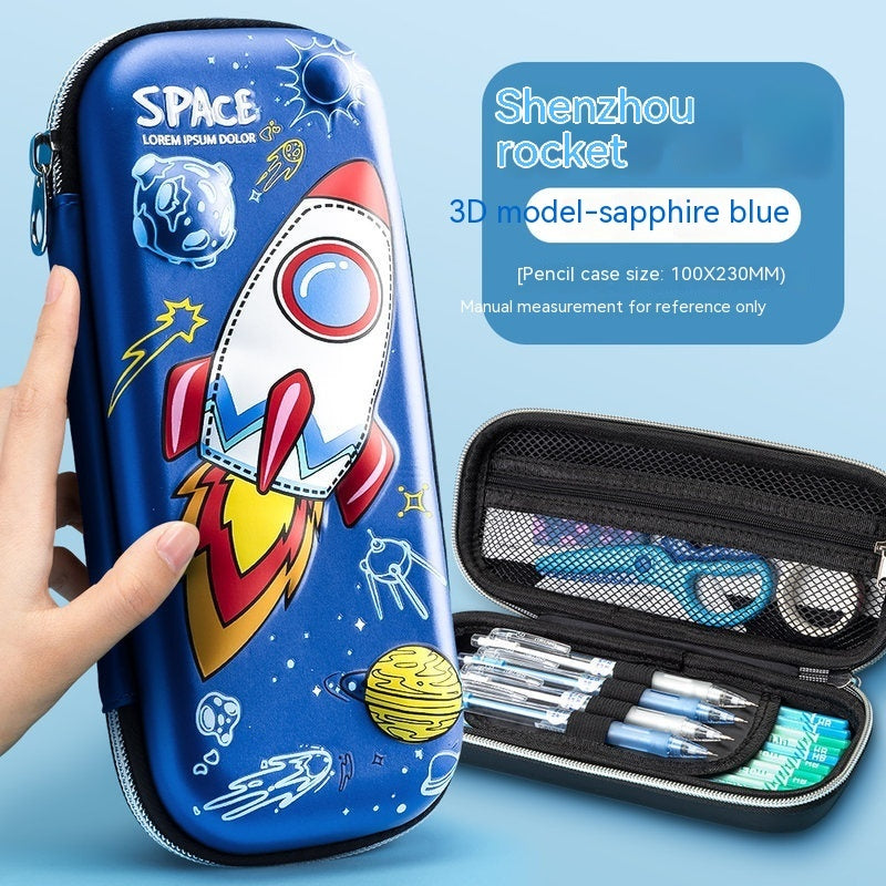 Three-dimensional Pencil Case Primary School Kindergarten Cartoon Large Capacity Pencil Case Pencil Box - 图片 11