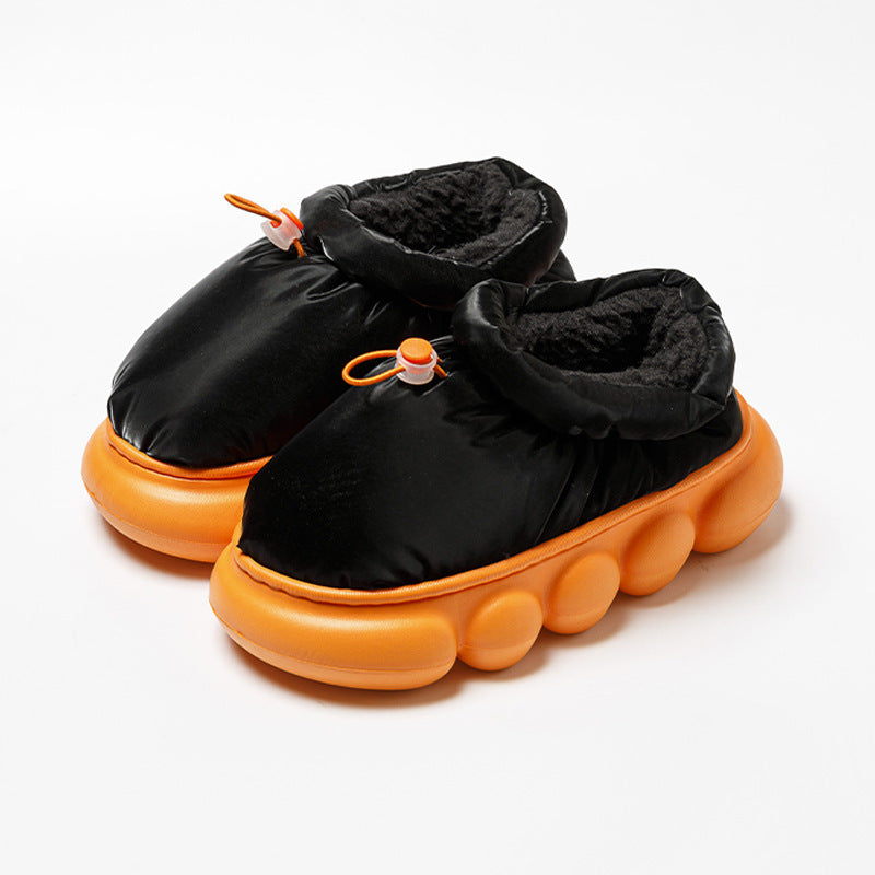 Fleece-lined Couple Household Outer Wear Thick Bottom Non-slip Waterproof Cotton Shoes 05c78d26 4edc 4b94 ad36 634e41a9674c 4