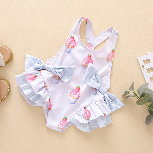 Children's Ruffled One-piece Swimsuit 05f91103 2304 4c1f a783 15e1ea60c91f