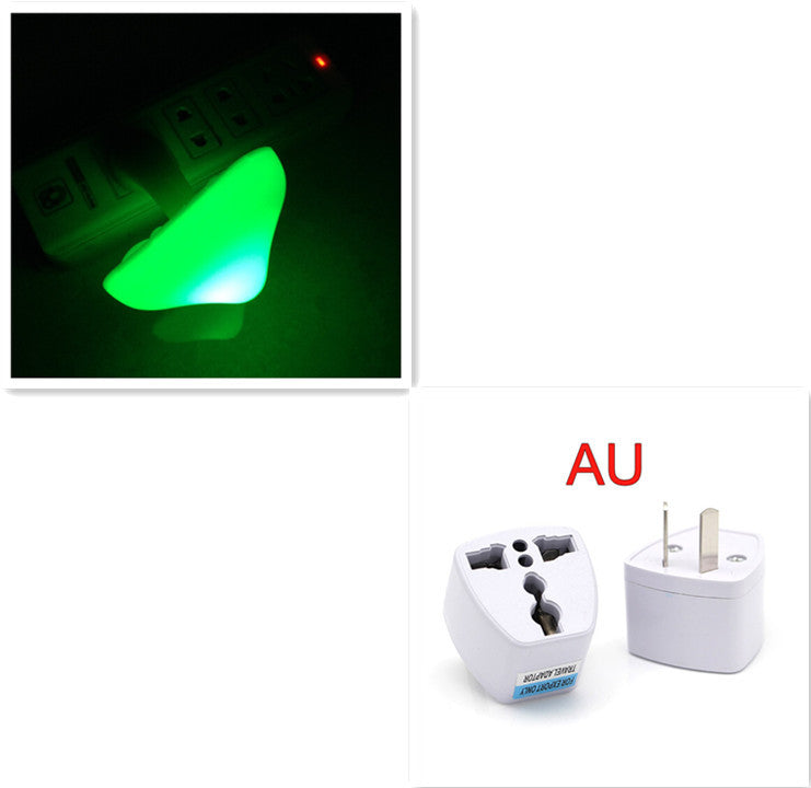 LED Night Light Mushroom Wall Socket Lamp EU US Plug Warm White Light-control Sensor Bedroom Light Home Decoration 060313b6 1