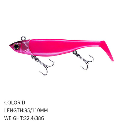 Tail Soft Bait Sea Fishing Lure Fish Type Jig Hook Tossing Fake Fish Weever Topmouth Culter 060544b0 9ea9 4384 affe f943e89f9