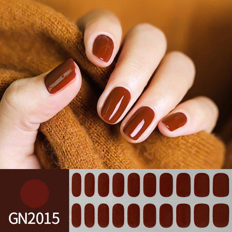 Finger Baking-free Gel Nail Stickers Simple Grid Line Nail Sticker One Piece Dropshipping 06089e00 bff4 42b7 8fa7 60b5a6dd06f