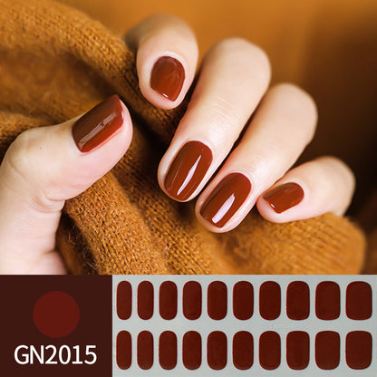 Finger Baking-free Gel Nail Stickers Simple Grid Line Nail Sticker One Piece Dropshipping 06089e00 bff4 42b7 8fa7 60b5a6dd06f