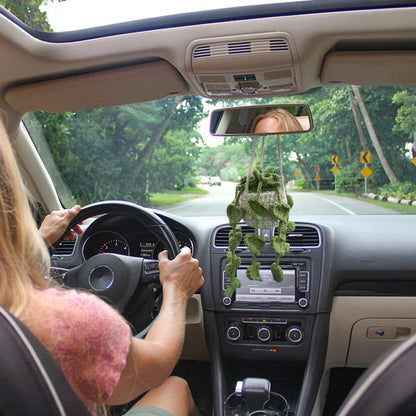 Car Plant Decoration Decoration Knitting Wool 064b6b28 6886 46e5 b16c 519e6e4324eb