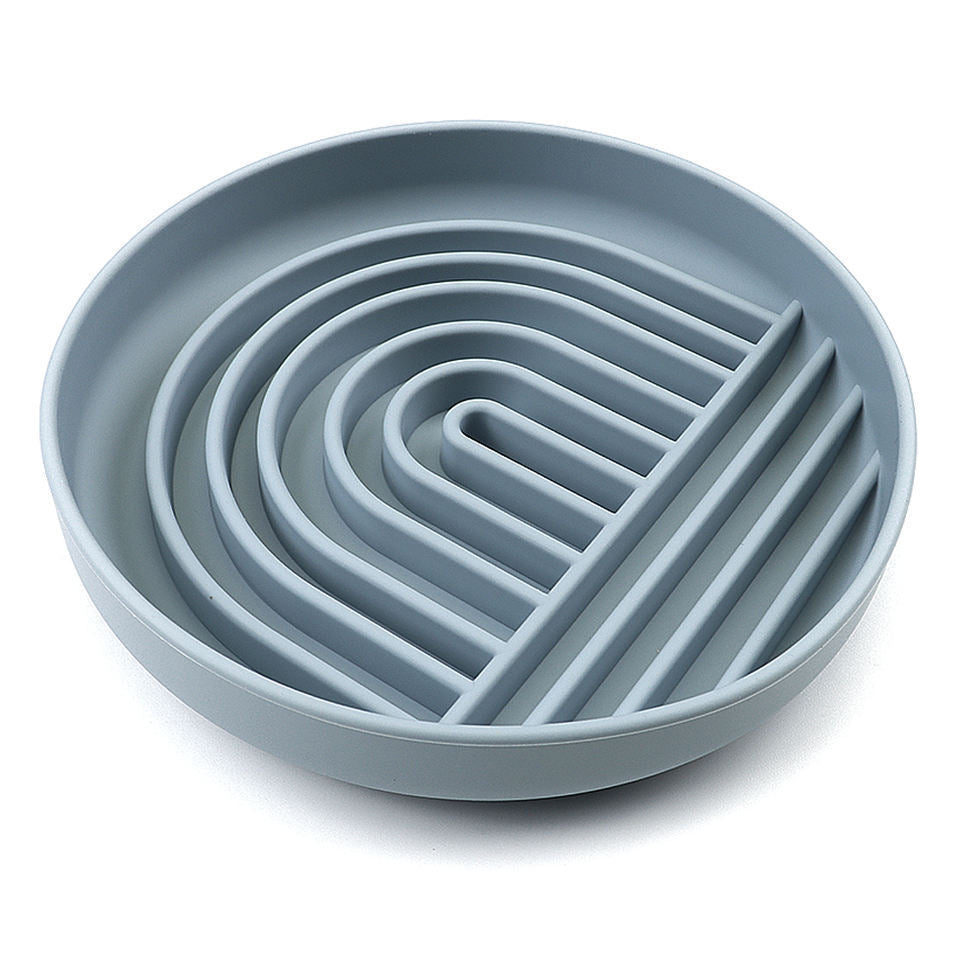 The Slowdown Bowl Silicone Slow Feeder For Dogs Puppies Slow Eating Modern Lick Mat Design Reduces Gulping Dishwasher Fit For
