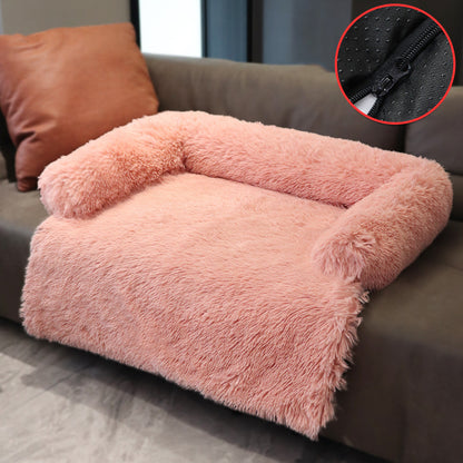 Removable Pet Dog Mat Sofa Dog Bed Soft Pad Blanket Cushion Home Washable Rug Warm Cat Bed Mat For Couches Car Floor Protecto