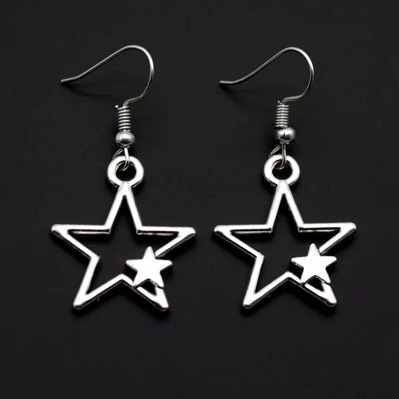 Retro Five-pointed Star Ornament Personality Fashion Alloy 067158b1 7f52 4cd6 b7a6 5750d8f34f5b