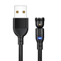Data Cable 540 Degree Blind Suction Round Magnetic Charging Cable Three-in-one Bent Magnetic Cable - 图片 15