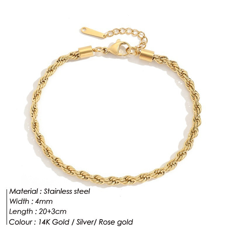 Leila Rope Chain Anklet 06992385 bfa5 4980 b0ef bfb8a7d28d5b
