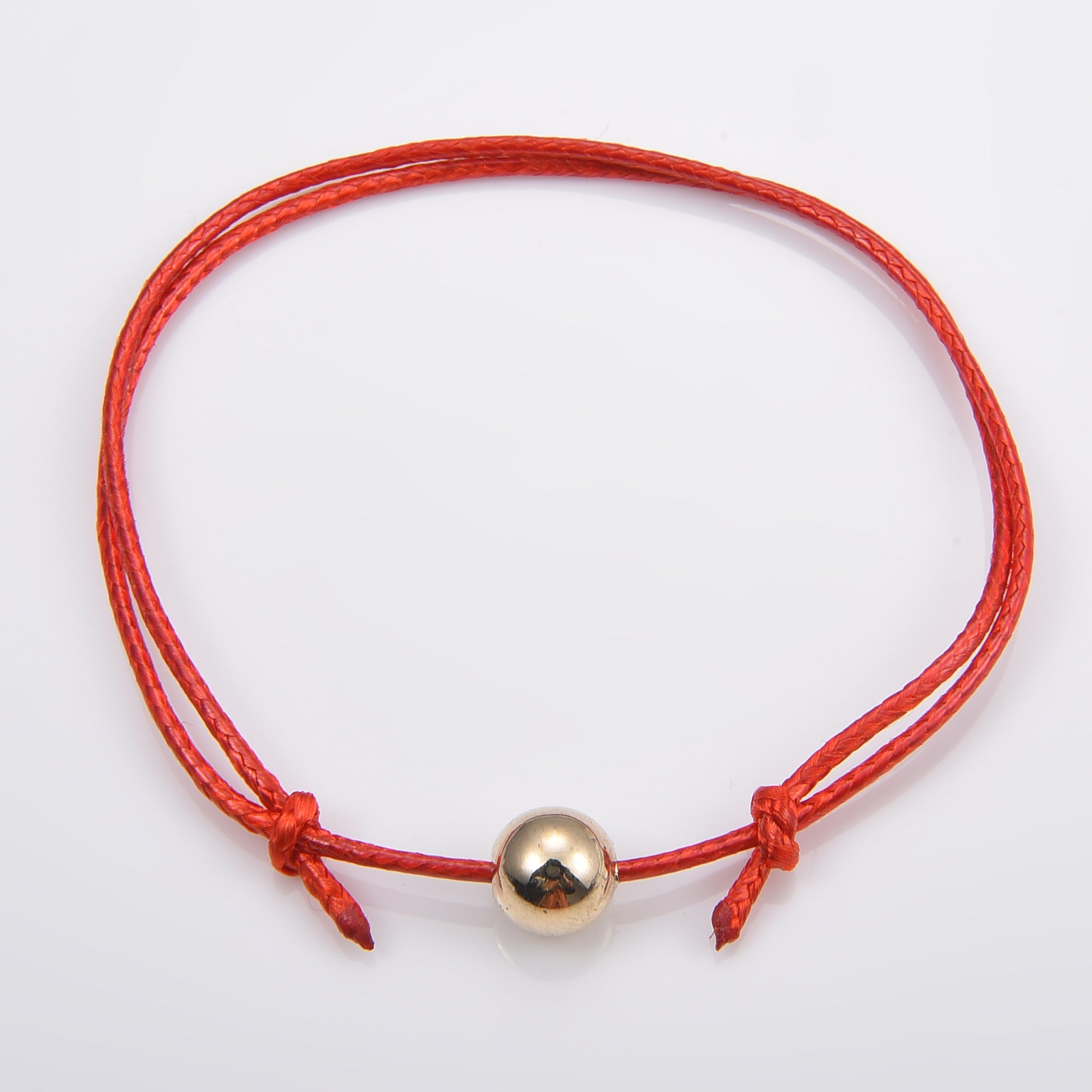 Waterproof Wax Wire Alloy Peach Heart Hand-woven Bracelet For Women 06af742b 12d6 4f4f 82d4 737a540b9af2