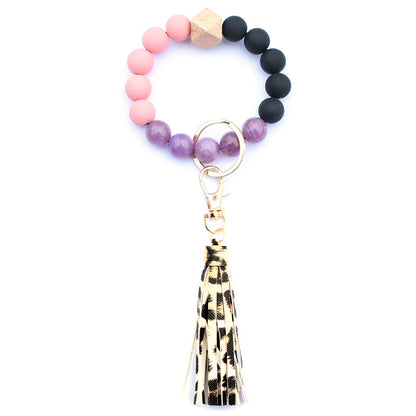 Creative Wooden Bead Bracelet Keychain 06b1c9aa 30e7 4809 a52a c4428cfa4822