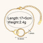 Personalized Simple Inlaid Zirconium Size Ring Bracelet Stainless Steel Plated 18k Necklace Ornament 06b48dbd ac3a 4368 bbd9 