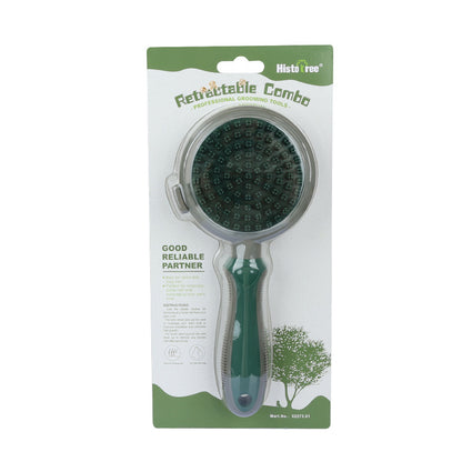 Pet Hair Removal Comb Cat Brush Self Cleaning Slicker Brush Hair Removal Double-sided Massage 06c0c1aa b020 4cad ac39 7cf80fa