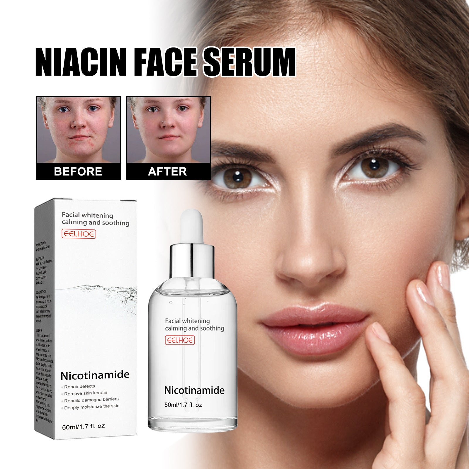 Niacin Facial Pore Shrink Smallpox Diluting Hydrating Moisturizing Whitening Skin Beauty 06c43077 91f0 4b0b b7a3 fcf973027dba