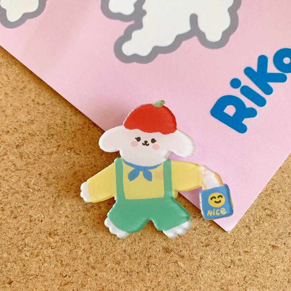 Small Brooch Cartoon Cute Rabbit Accessories Clothes Bag Pendant Badge Female 06cbb8e5 22c8 4bd9 bbc0 ed57969fe746