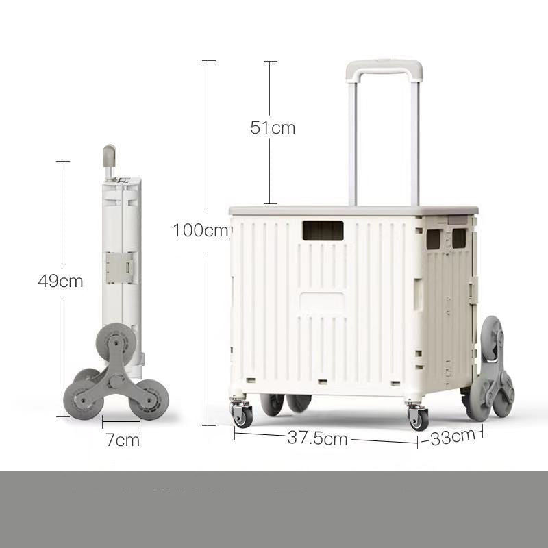 Fashion Folding Trolley Shopping Storage Trolley 06e767f9 9a00 4080 9fe6 f899eeff749a