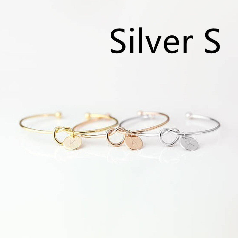 European And American Fashion Dead Knot Letter Bracelet 07173c7f b509 48a9 9b79 449f7d4ac1a8