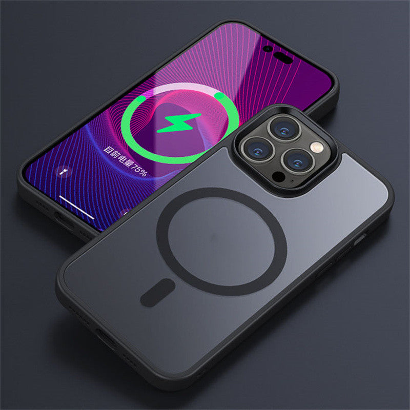 Magnetic Frosted Phone Case Drop Protection Cover 072169e4 94cf 4022 a708 1d2a7a21a0c8