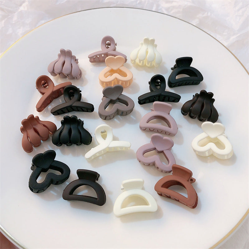 Women's Hair Clip With Frosted Back Of The Head Spoon 07227b21 7994 46ea 9375 f78e967d5bcc