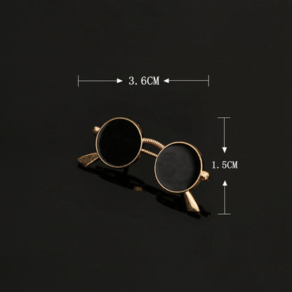 New Arrival Brooch Men's Suit Dress Accessories Enamel Oil Glasses Sunglasses Brooch 0729e99f 76e1 4531 991e e0eeaf166e2d