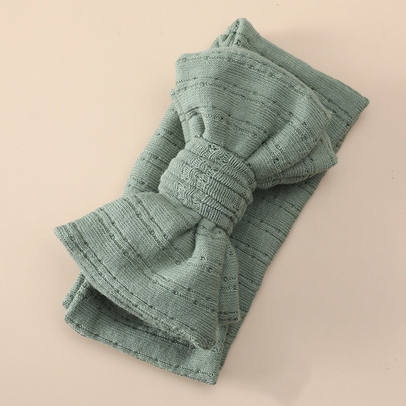 Cute Bowknot Cotton Elastic Baby Hair Band 07439355 c0c1 4a73 8f14 695f7509a676