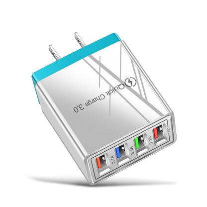 USB Charger Quick Charge 3.0 4 Phone Adapter For Tablet Portable Wall Mobile Charger Fast Charger - 图片 30