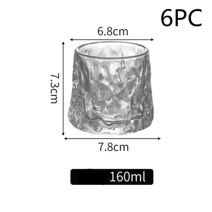Thickened rotating tumbler whiskey glass 0747859b 6b86 4838 ba0e bac727bafbed