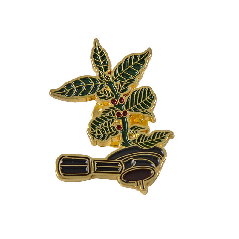 Design Barista Badge Cafe Ornament Souvenir Barista Brooch Gift 075bcb22 5a0c 4de2 9059 fe01de95a19d