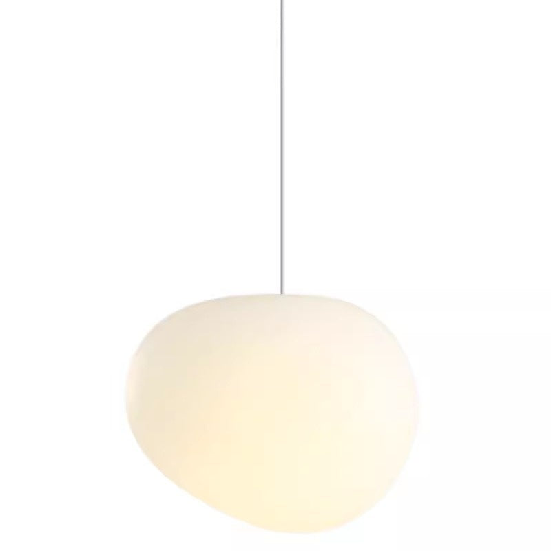 Simple Milky White Pebble Chandelier Restaurant Window Shop Light 075dc74f 45eb 4d0b 9874 b57725fb1604 trans