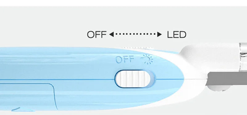 Pet Nail Clippers Dog Nail Clippers Cat Nail Clippers LED Electric Nail Grinder Pet Supplies LED Light Pet Nail Clippers 0763