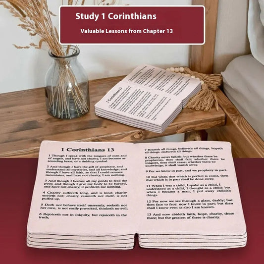 Home Decor Christmas Bible Plush Toy Doll Pillow - 图片 1