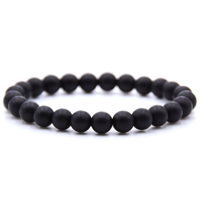 Blue Stone 8mm Dot Stone Beaded Bracelet 0779fdb6 0b9d 4ab3 9c4a c58a70e6b36f