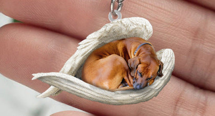 New Unique Dogs And Cats Sleeping Angel Pendant Car Key Ring 0789b88f f0a8 4fe1 a502 678172b47f4e
