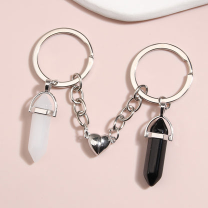 New Spaceman Magnetic Love Couple Girlfriends Keychain 079094a5 db3e 4dce b4d8 f5e9136b251a
