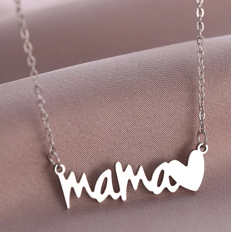 Stainless Steel Letter Necklace Bracelet Jewelry 0799b3f6 5b88 4bd0 be43 7244c1aa5b43