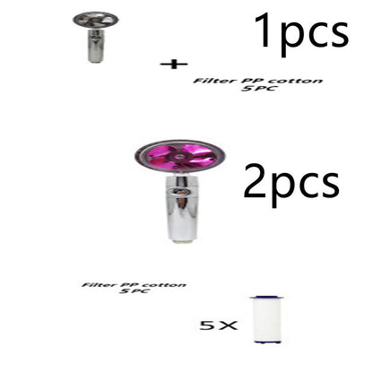 Propeller Driven Shower Head With Stop Button And Cotton Filter Turbocharged High Pressure Handheld Shower Nozzle 07c02d30 48