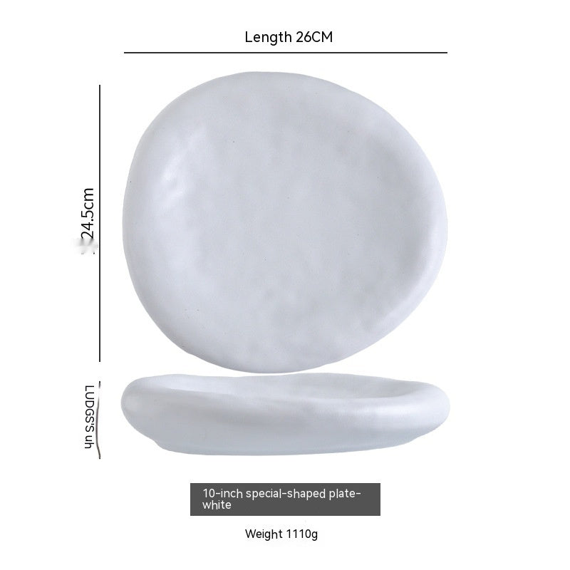 Irregular Ceramic Plate Japanese Creative Dinner Plate 07dc2bb2 1818 49e4 b498 d577217fb9ce fine