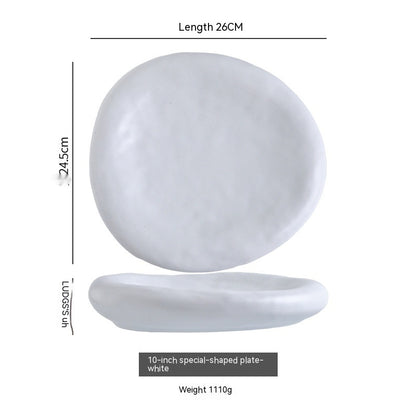 Irregular Ceramic Plate Japanese Creative Dinner Plate 07dc2bb2 1818 49e4 b498 d577217fb9ce fine